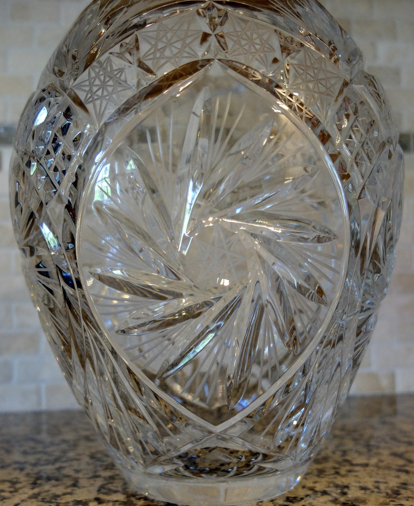 Crystal vase engraved crystal vase gift for her Etsy
