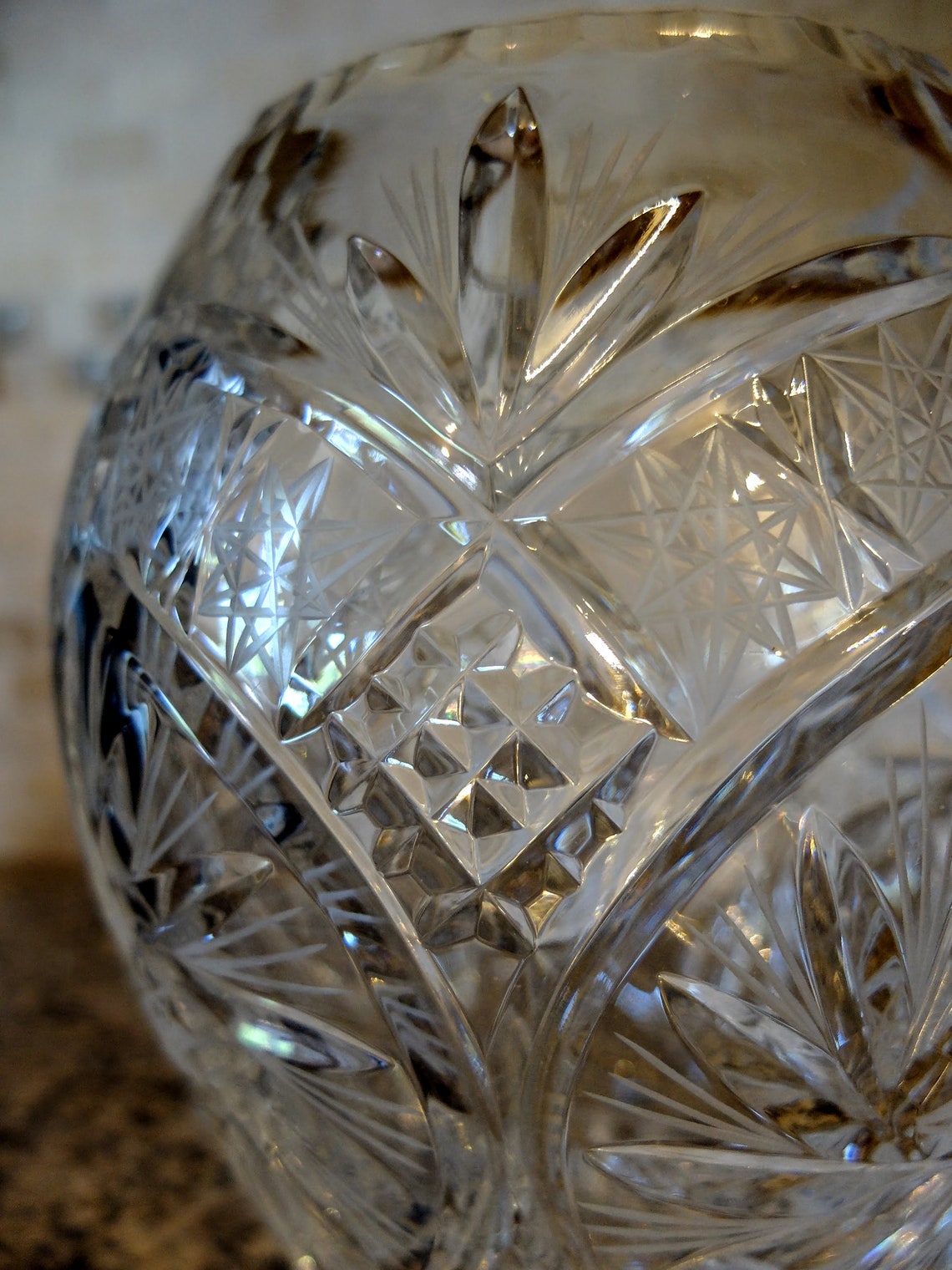 Crystal vase engraved crystal vase gift for her Etsy