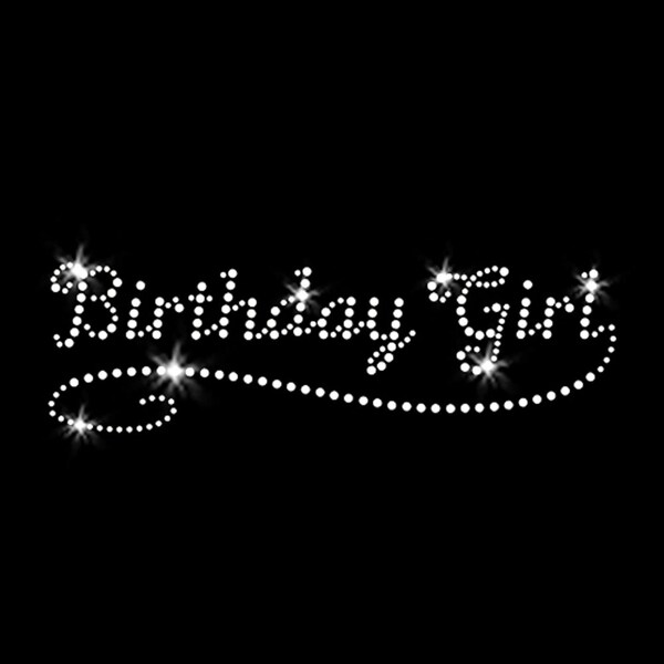 Rhinestone Patch Tee | B-Day Girl