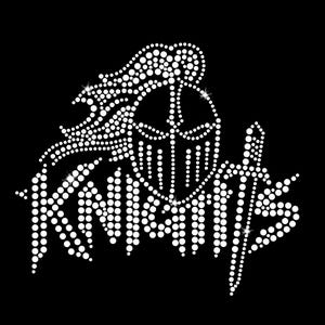 Knights Logo Iron-on Rhinestone Transfer