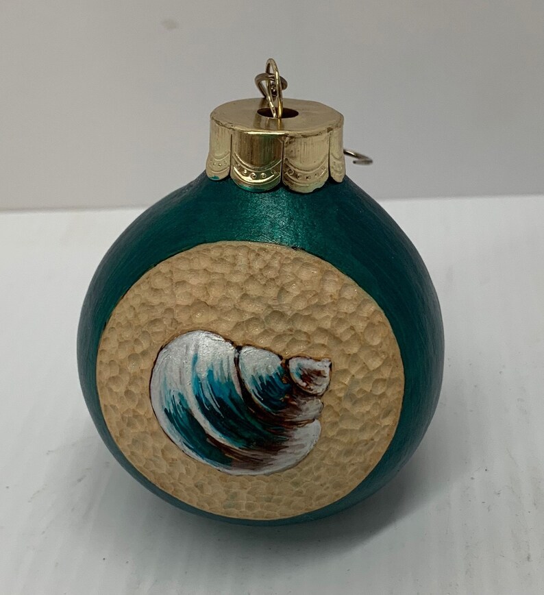Hand Painted Sea Life Christmas Ornament Gourds