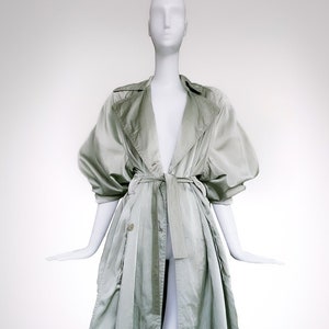 Azzedine Alaia Silk Trench Coat 1986 ALAÏA immagine 1