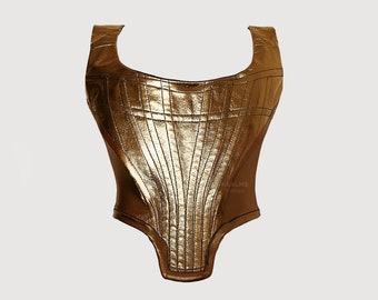 Vivienne Westwood Iconic Archival Gold Corset Rare Red Label SS1993