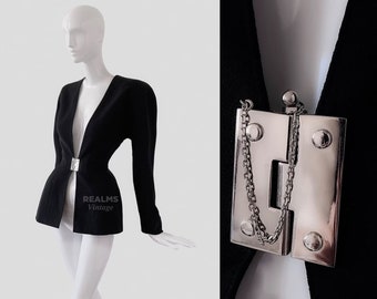 ヴィンテージ ティエリー・ミュグレー フェイクレザージャケット