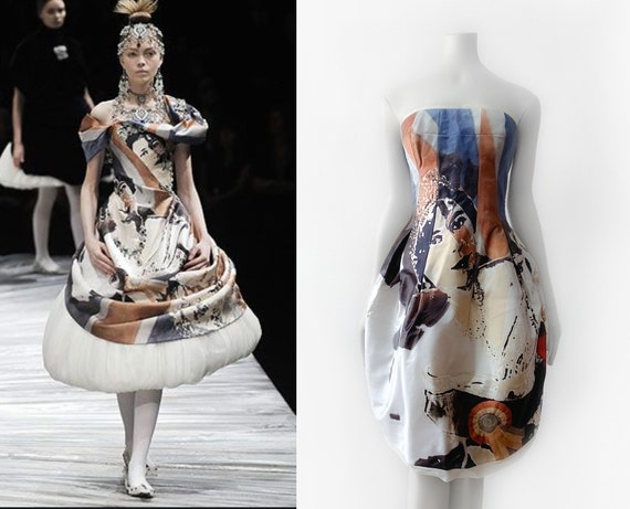 Alexander mcqueen cheap corset dress