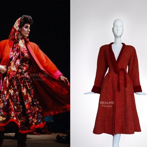 KENZO FW 1982/83 Archival Wool Coat Japanese Jacket Documented