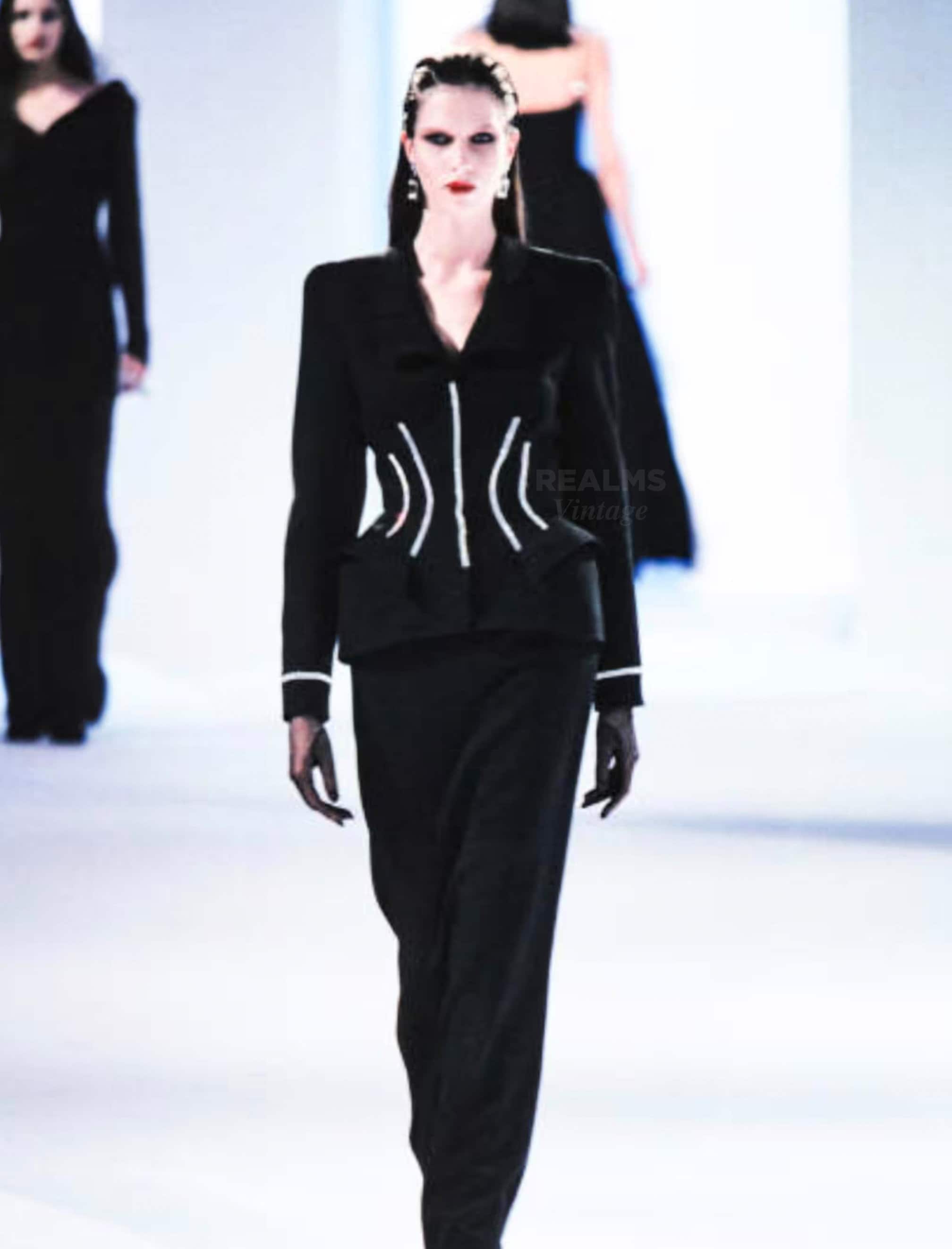ICONIC Thierry Mugler FW1998 Archival Crystal Jacket