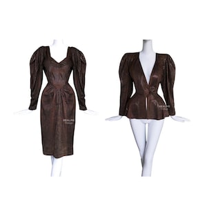 Rare Thierry Mugler Archival Set Stunning  Dress and Jacket