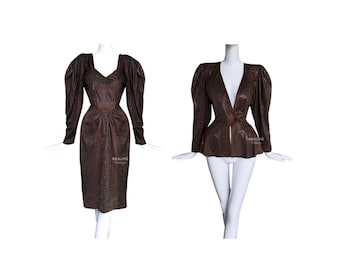 Rare Thierry Mugler Archival Set Stunning  Dress and Jacket
