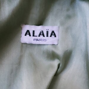 Azzedine Alaia Silk Trench Coat 1986 ALAÏA immagine 7