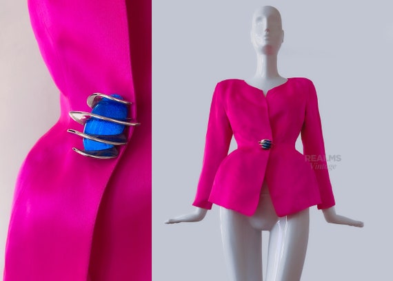 Thierry Mugler Archival Fabulous Rare HOT Pink Ja… - image 1