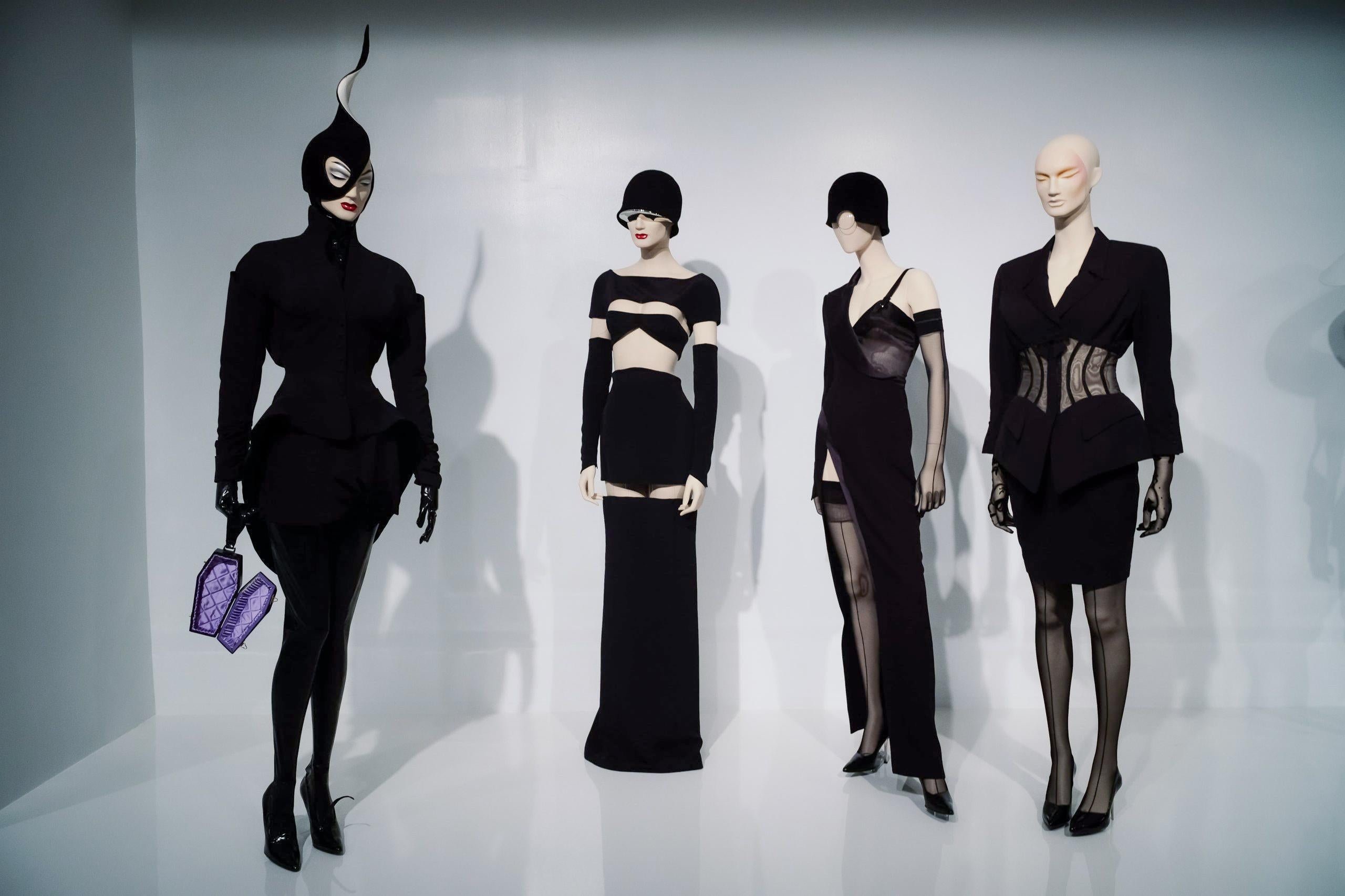Iconic Thierry Mugler 1995 Sculptural Jacket With Sheer