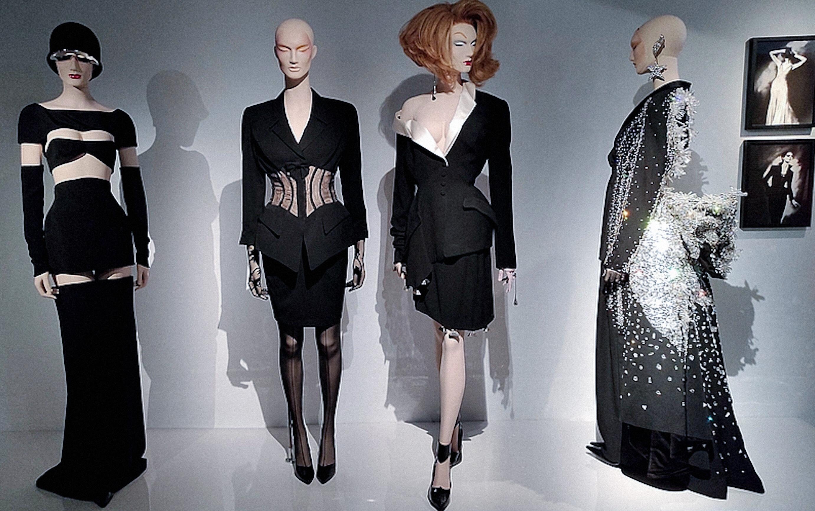 Iconic Thierry Mugler 1995 Sculptural Jacket With Sheer