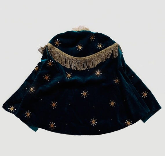 GUCCI Cape Showstopper Silk Velvet Gorgeous Gold … - image 6