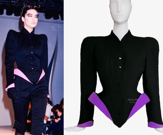★決算特価商品★ Iconic Thierry Mugler Sculptural Jacket Archival FW 1988/89 ジャケット・アウター