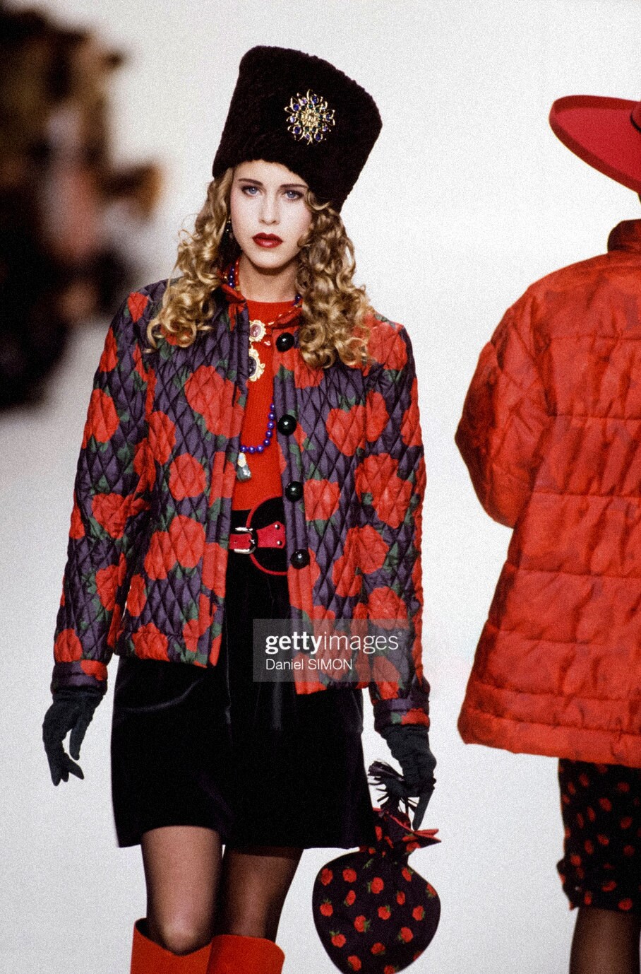 Archival Yves Saint Laurent FW 1994/95 Silk Jacket Rose