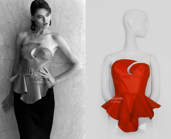 THIERRY MUGLER 90'S CORSET DRESS フランス製 THIERRY MUGLER 90'S CORSET DRESS フランス製 - メルカリ