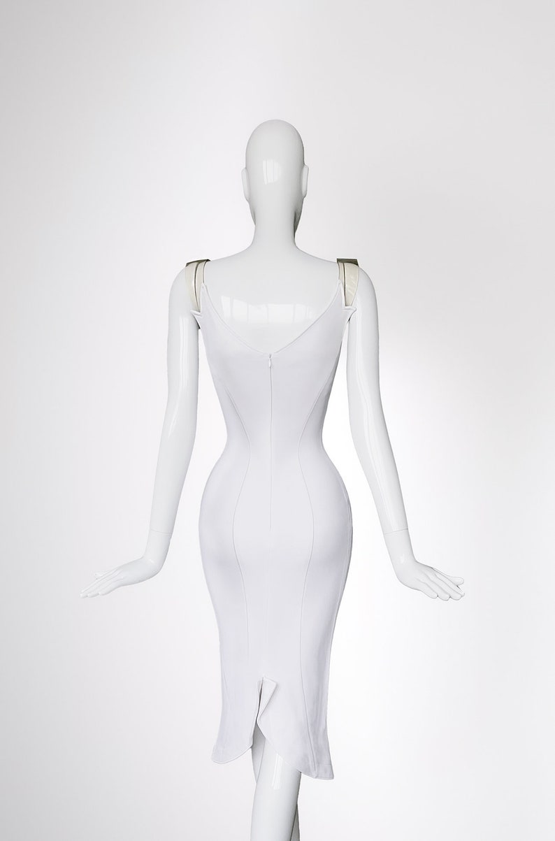 Iconic Thierry Mugler Archival SS1989 Les Atlantes Stingray Dress Sexy ...