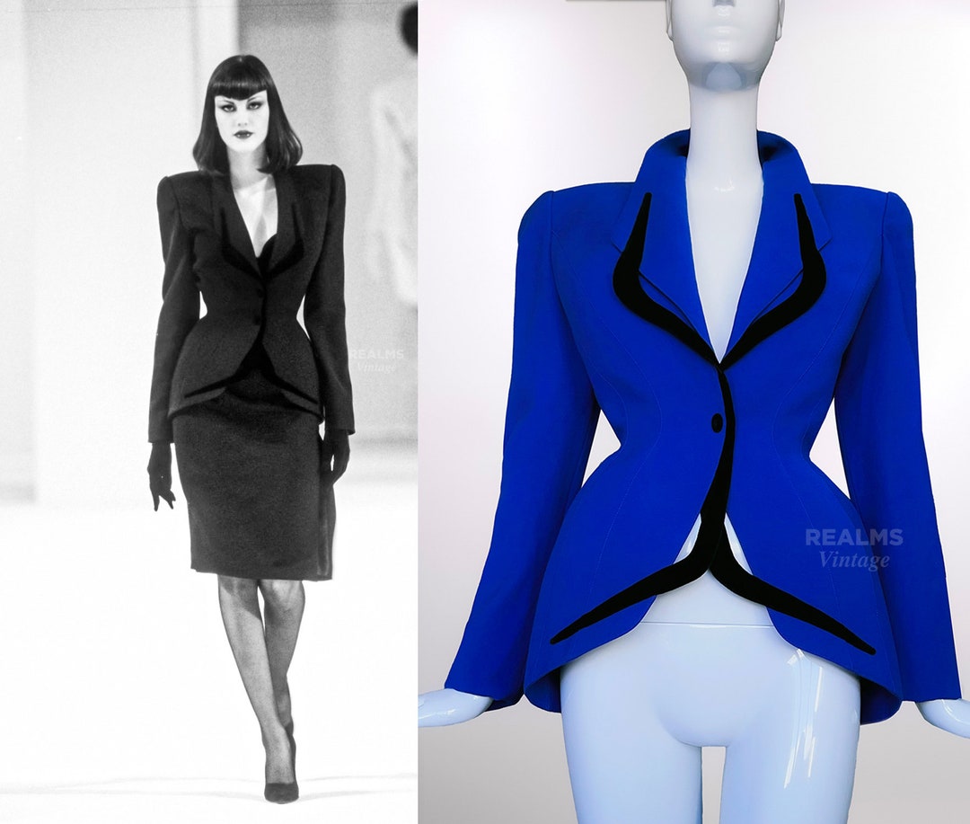 Thierry Mugler 青 テーラードジャケット il_1080xN.5937254655_hu5u.jpg