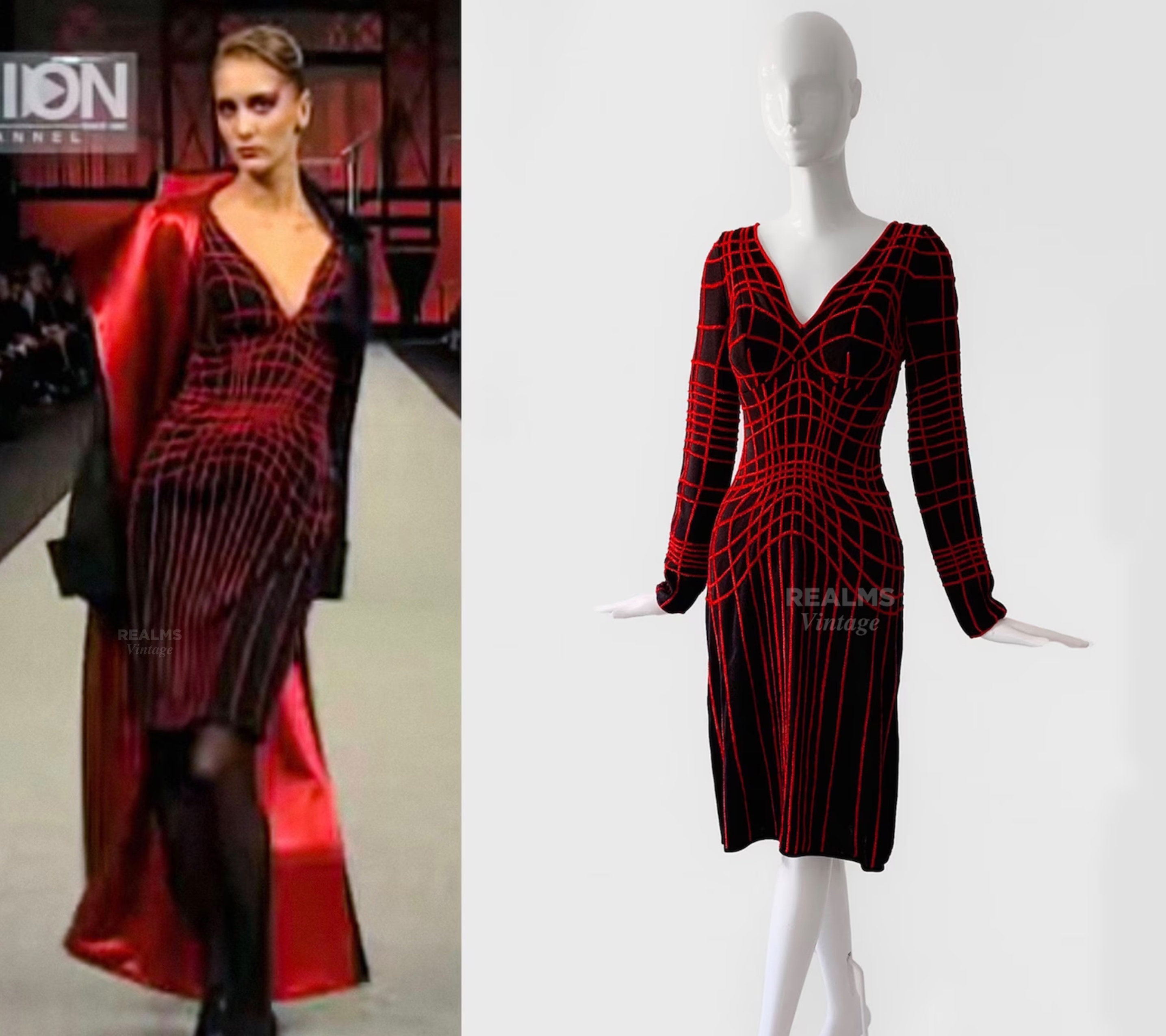 Iconic Thierry Mugler Couture Spider Dress FW 2001 Archival Iconic Thierry Mugler Couture Spider Dress FW 2001 Archival