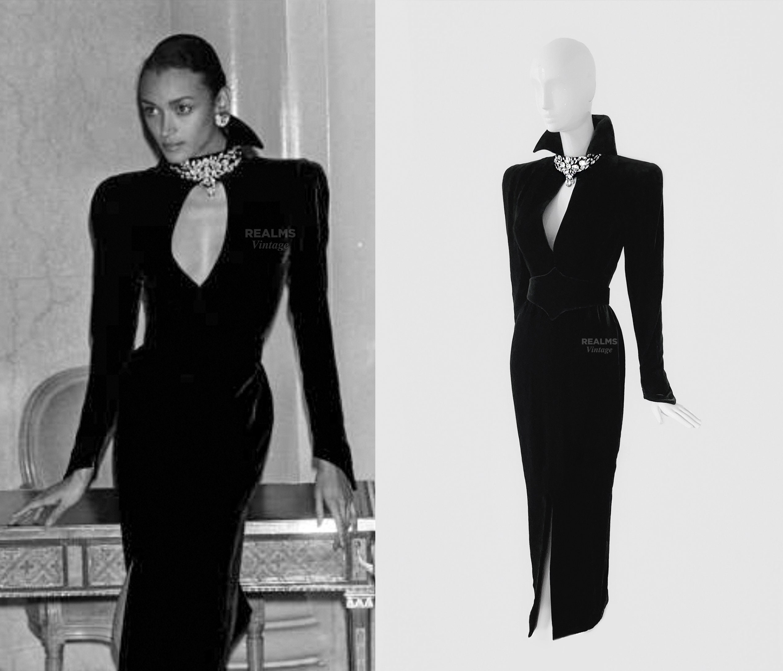 Stunning Thierry Mugler Archival FW 1986 Evening Gown Stunning Thierry Mugler Archival FW 1986 Evening Gown