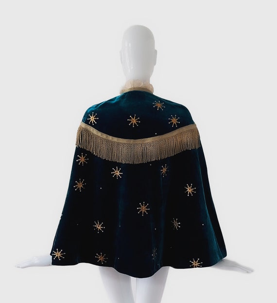 GUCCI Cape Showstopper Silk Velvet Gorgeous Gold … - image 7