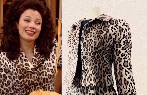 1990s Iconic MOSCHINO Leo Jacket Animal Print vint