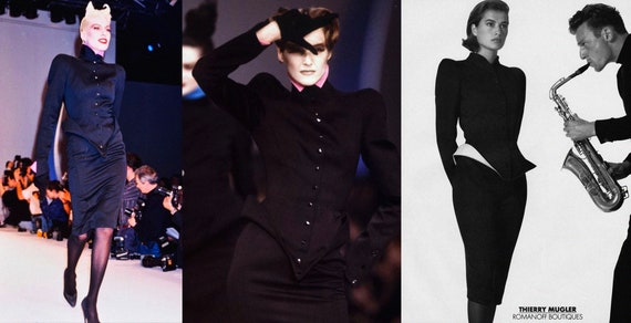 Thierry Mugler 1989 Archival Dramatic Sculptural … - image 3