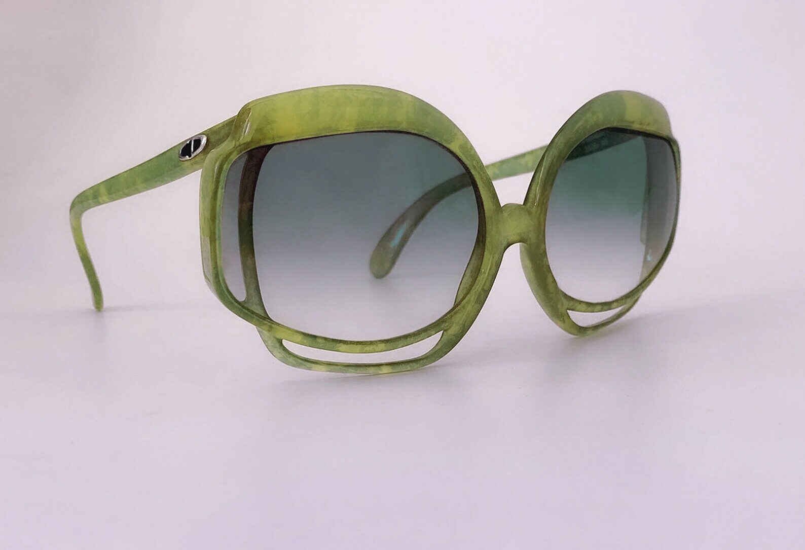 Iconic 1970s Christian Dior Sunglasses 2026 60s 70s Jade