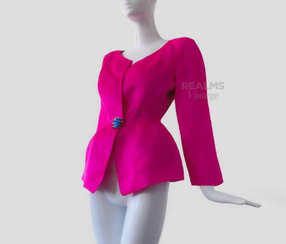 Thierry Mugler Archival Fabulous Rare HOT Pink Ja… - image 2