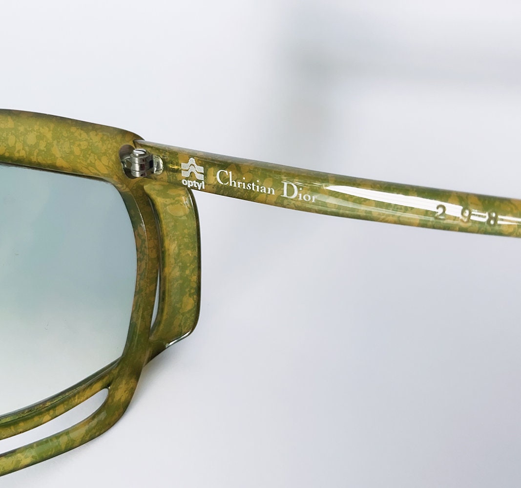 Iconic 1970s Christian Dior Sunglasses 2026 60s 70s Jade