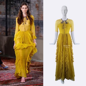 Gucci Dress Evening Gown Iconic Silk Embellishment