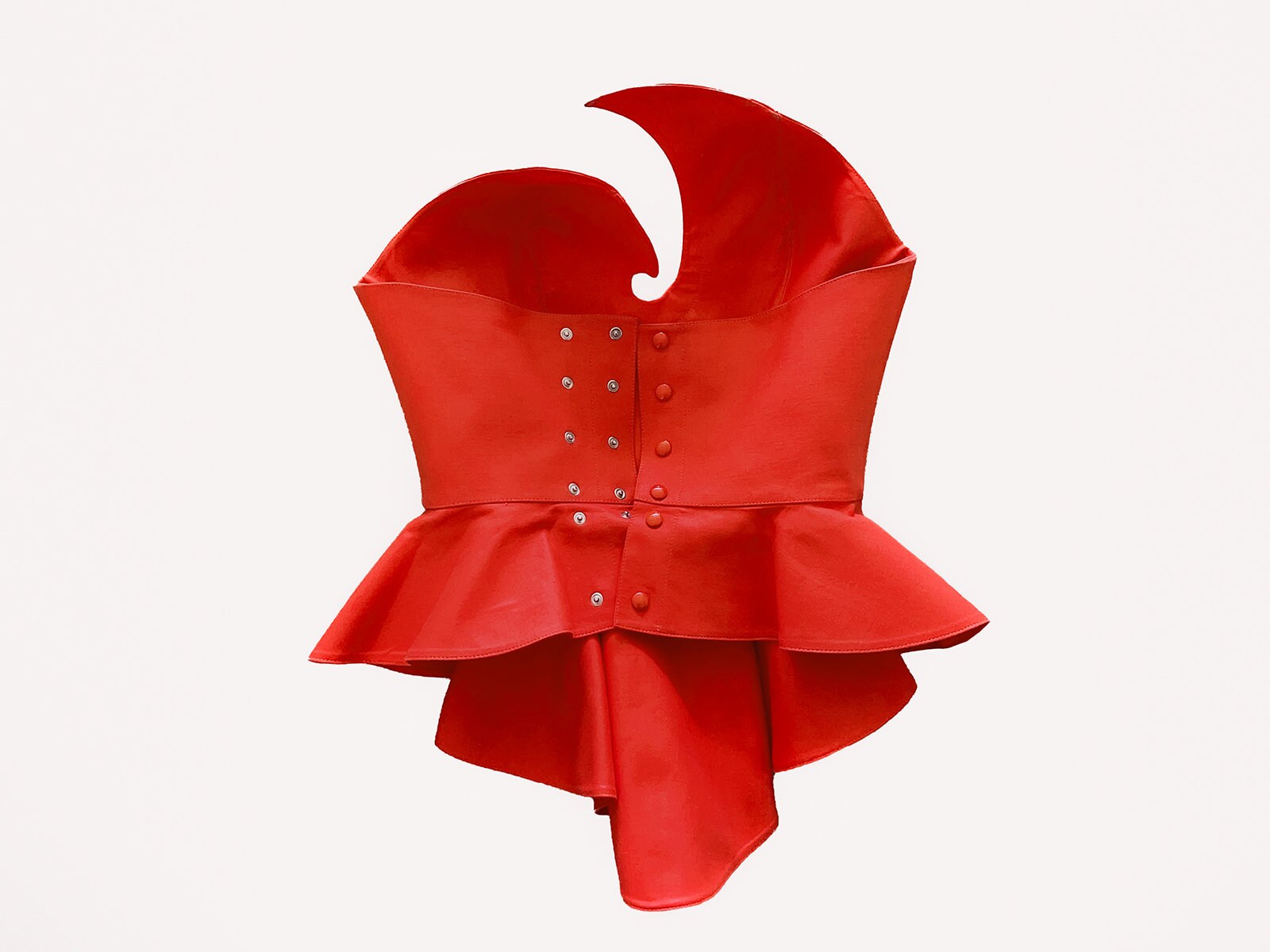 Thierry Mugler 1986 Archival Sculptural Corset Top Dramatic