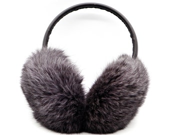 Winter warm women's fur earmuffs