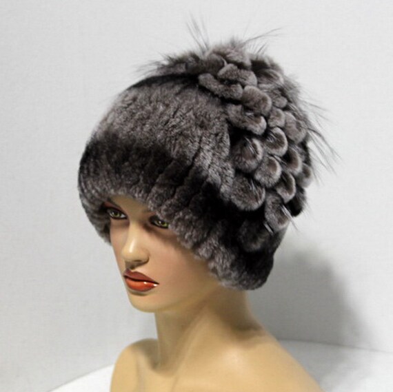 real rabbit fur hat