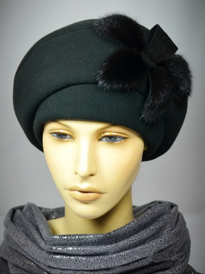 Woman's cashmere beret Jolia women beret cashmere Etsy