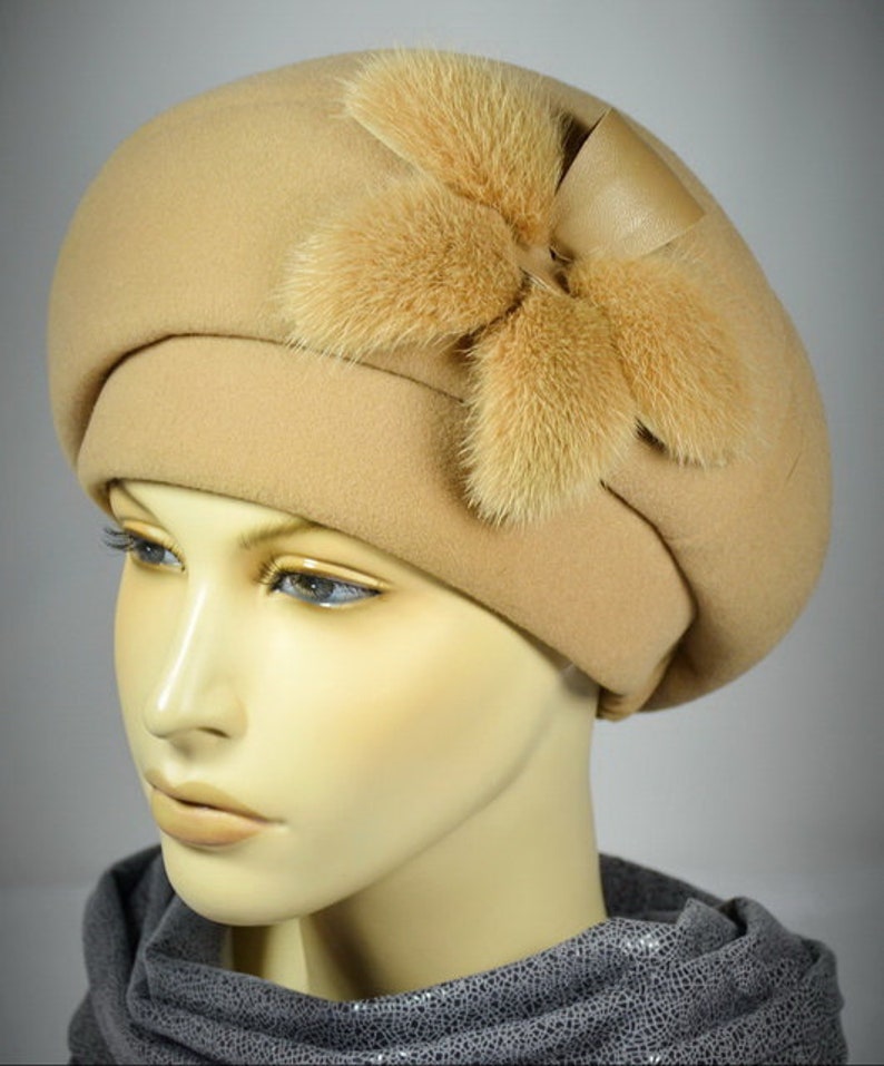 Woman's cashmere beret Jolia women beret cashmere Etsy