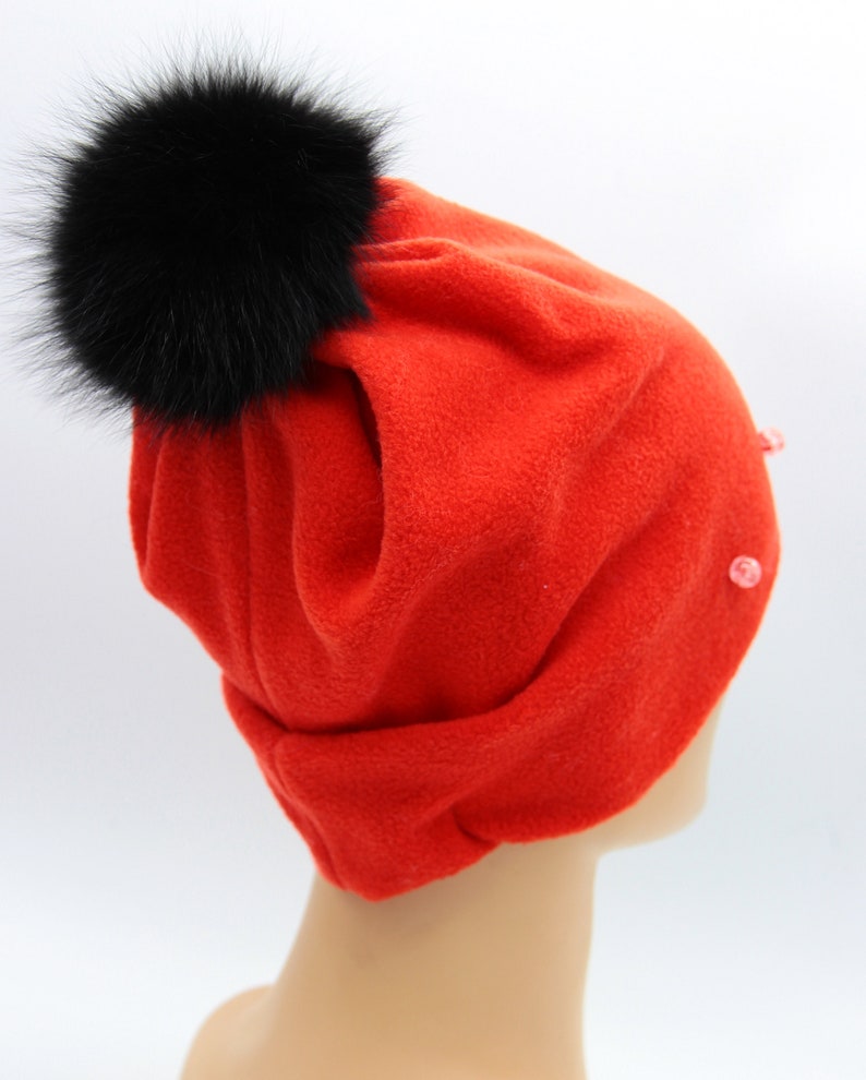 PomPom Hat Pom Pom Hat Beanie Hat Winter Hat Fur PomPom Hat Hat With Pom Pom Women Hat Beanie PomPom Hat Pom Pom Beanie Womens Hat