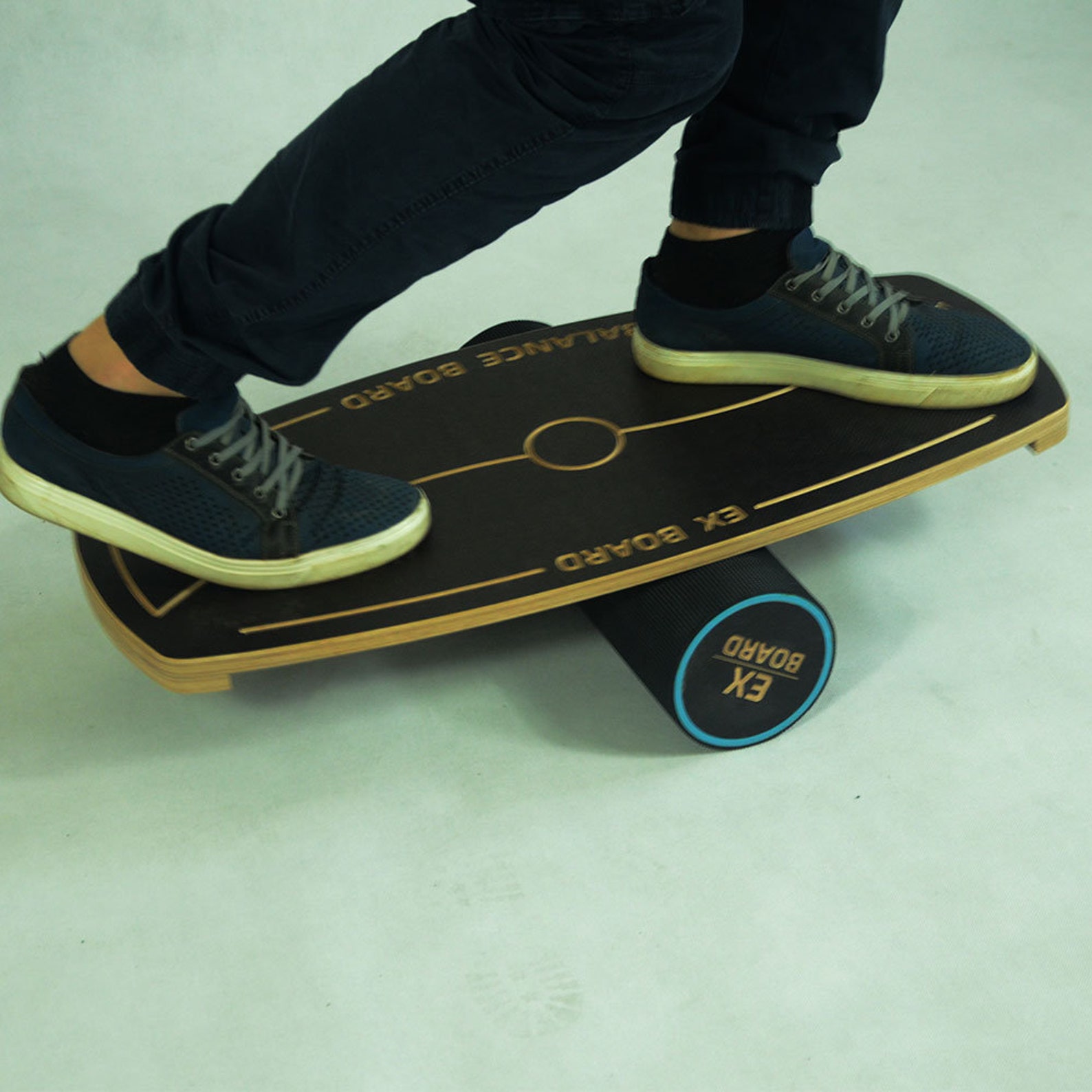 Balance board Black Circle Fitness equipment Custom Balance Etsy