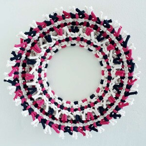 Macrame Wreath Tutorial - Macrame Pattern - Instant PDF download. image 2