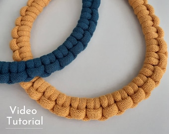 Macrame Braid Necklace Video Tutorial