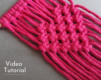 Macrame Heart Video Tutorial