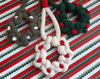 Macrame Christmas Decorations Kit and Tutorial Video