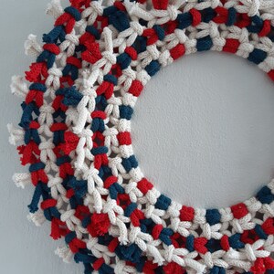 Macrame Wreath Tutorial - Macrame Pattern - Instant PDF download. image 4