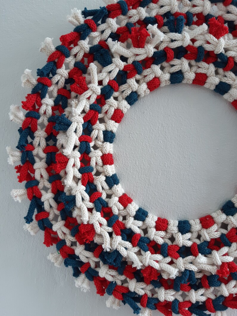 Macrame Wreath Tutorial - Macrame Pattern - Instant PDF download. image 4