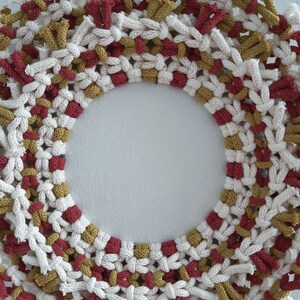 Macrame Wreath Tutorial - Macrame Pattern - Instant PDF download. image 6