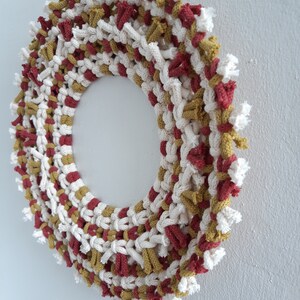 Macrame Wreath Tutorial - Macrame Pattern - Instant PDF download. image 7