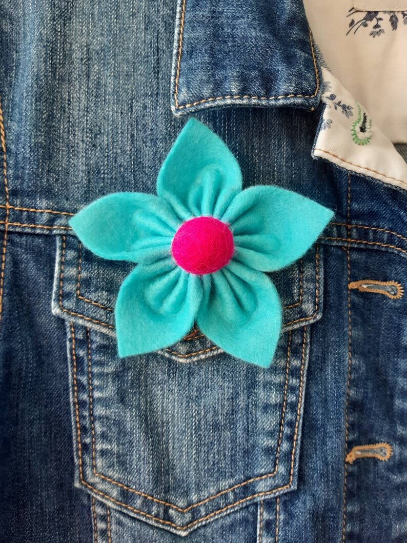 Felt Flower Tutorial PDF Instructions for a DIY Felt Daisy Etsy