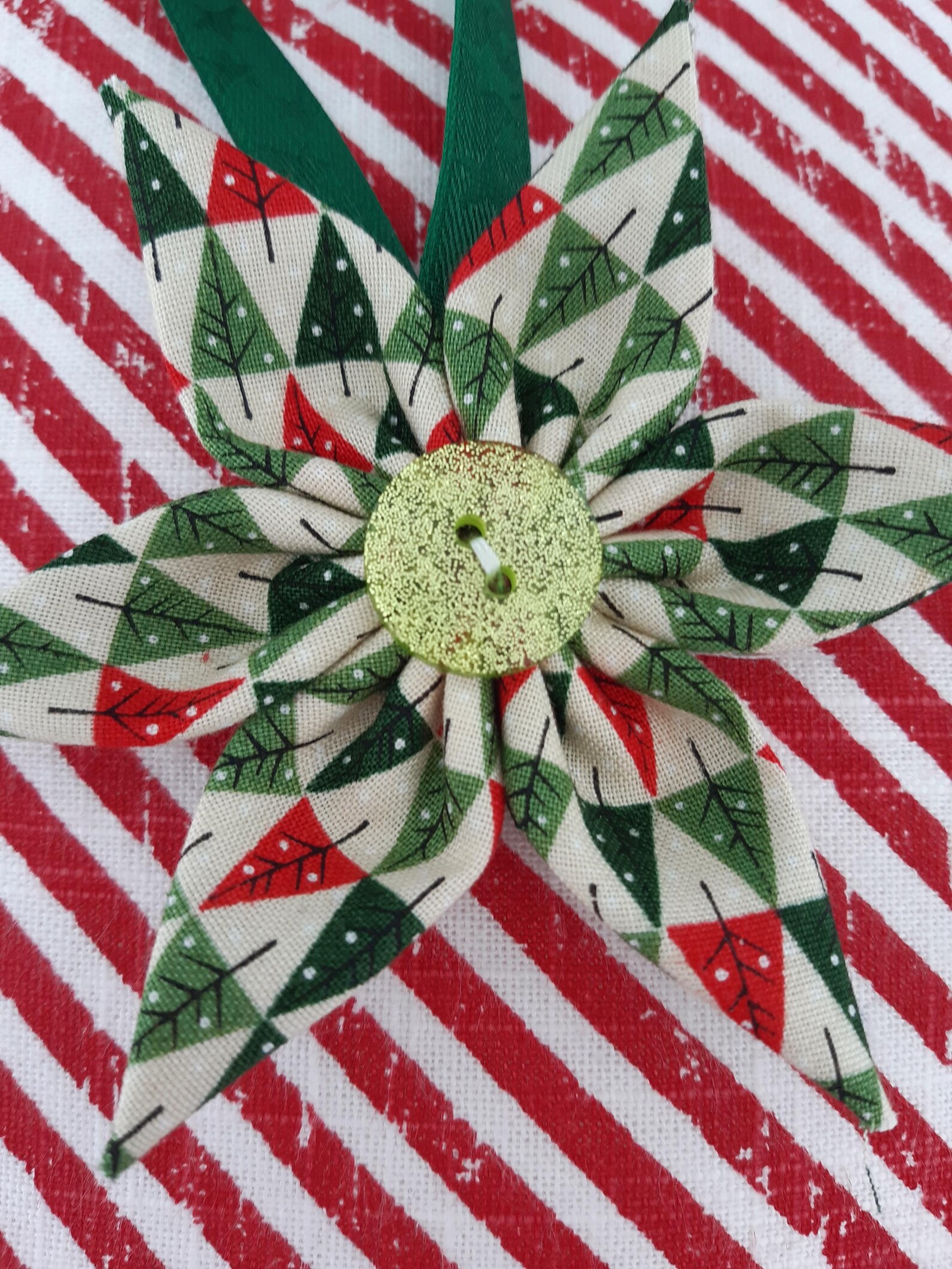 DIY Fabric Star Flower Tutorial: Sewing PDF Pattern (instant Download ...