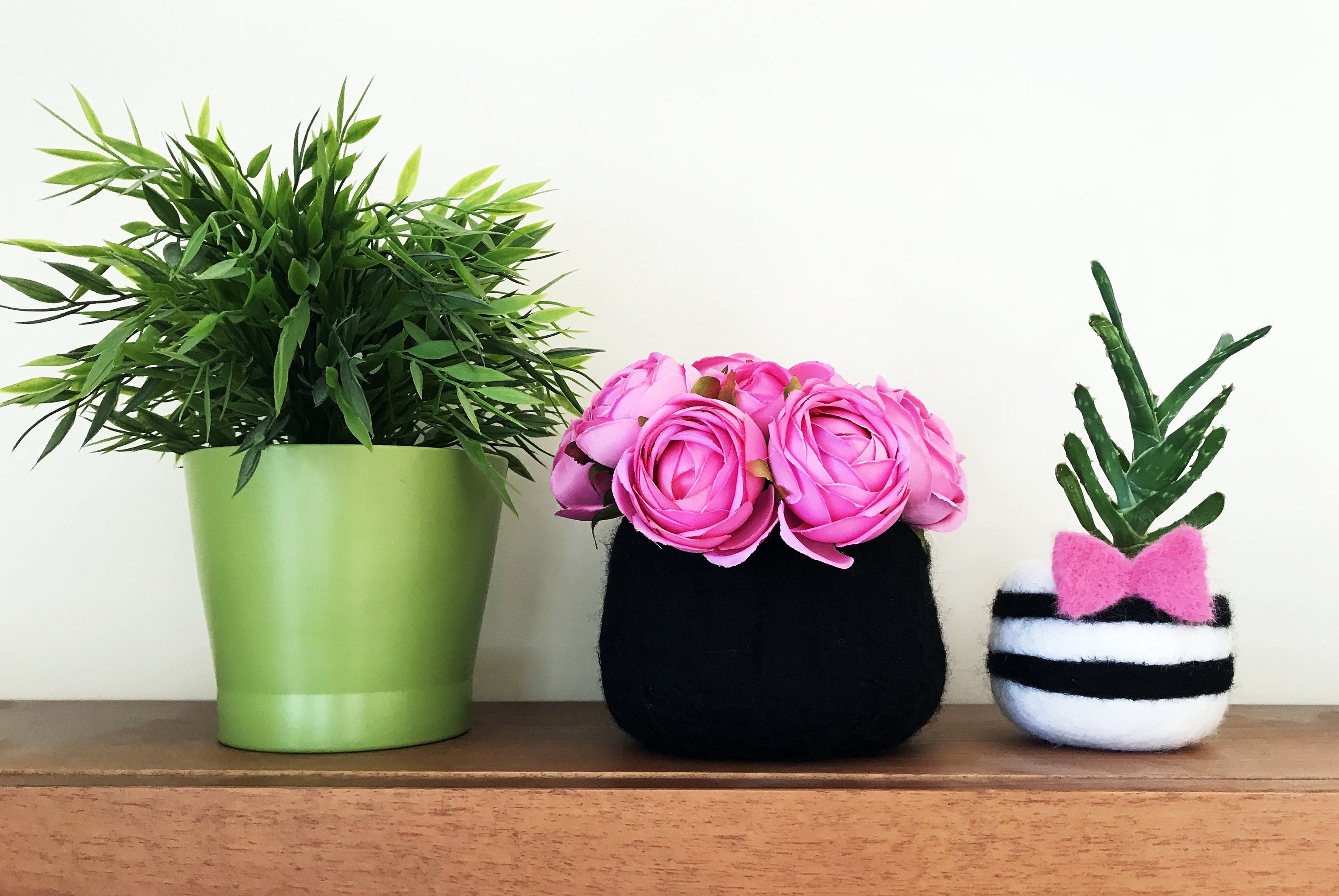 Flower Pot Decoration Housewarming Planter Gift Table Etsy